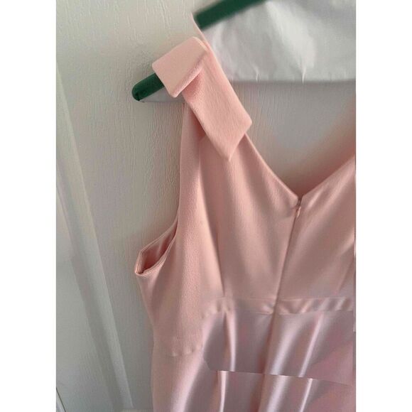 ELLE Pink Sleeveless V Neck A Line One Piece Pantsuit Cocktail Party Med… - Picture 6 of 8